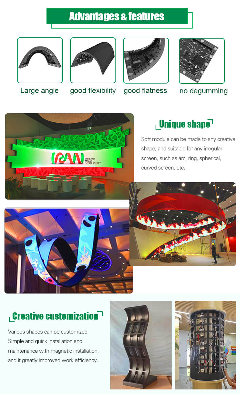 Écran LED flexible HD