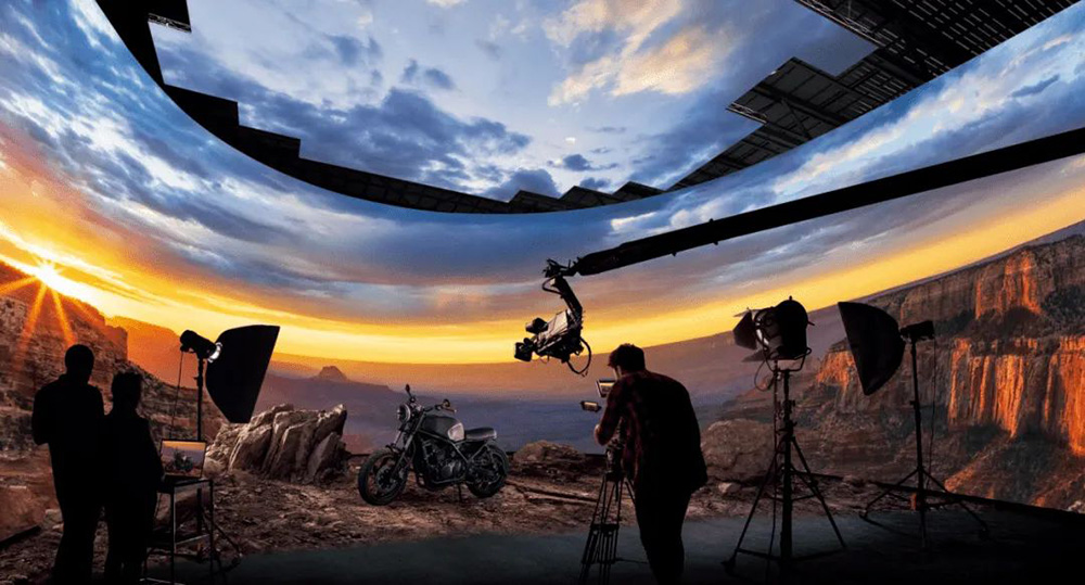 Écran d'affichage spécial XR pour la prise de vue virtuelle