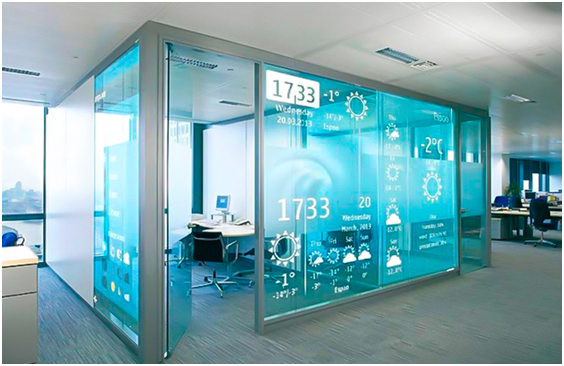 Affichage LED transparent