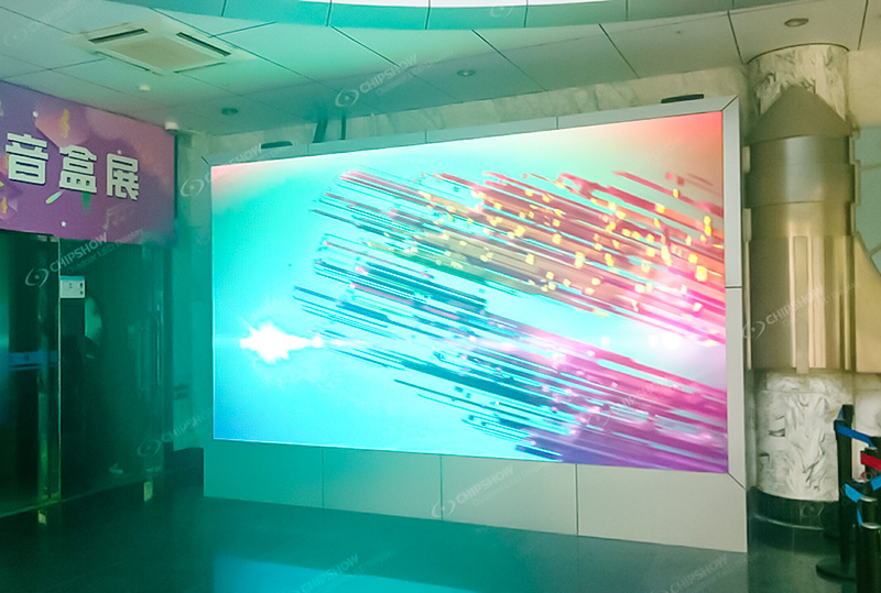 P1.5 petit écran d'affichage à LED à pas ultra-clair dans le musée des sciences et de la technologie de Shenzhen Bao'an.