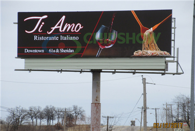 C-Vent Outdoor P10 Panneau d'affichage à LED à ventilation creuse aux États-Unis