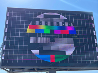 Projet de panneau d'affichage LED Chipshow C-Lite P4.81 en Roumanie