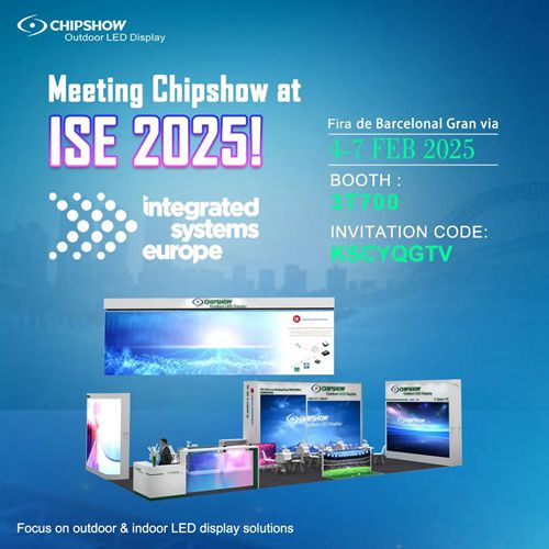 Chipshow vous invite à nous rejoindre à l'ISE-2025